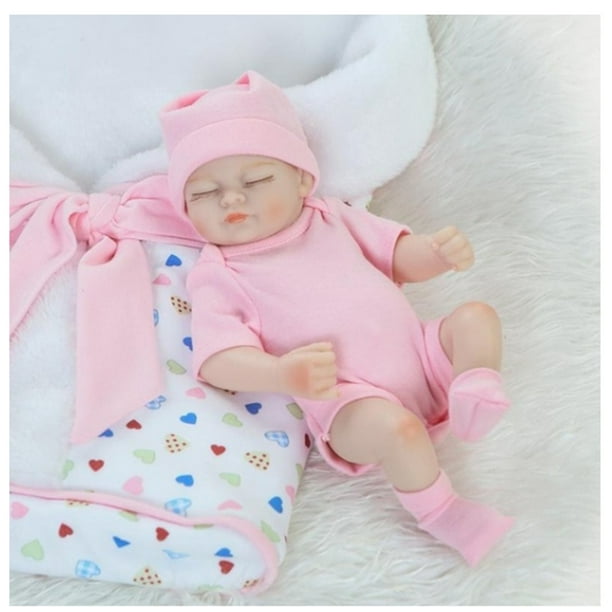 Reborn Baby GirlSummer Fake Toddler dolls,Baby Dolls,Girl Doll,Baby Dolls with clothes,Gifts Dolls,Small baby Dolls,Handmade Reborn Dolls